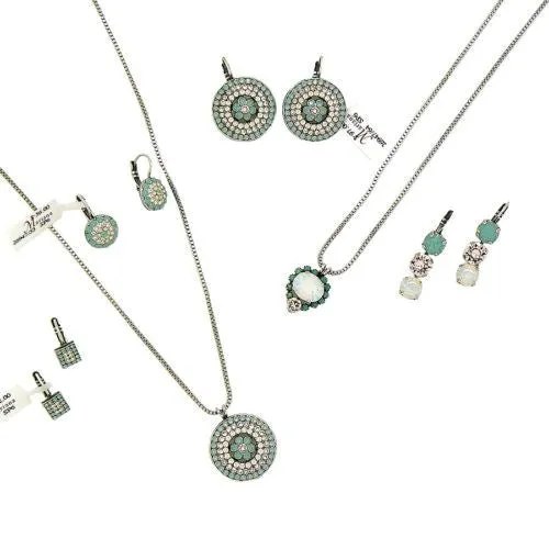 Mariana Handmade Swarovski Roundel Pendant Crystal Necklace 5078/IL 23439 Mojito