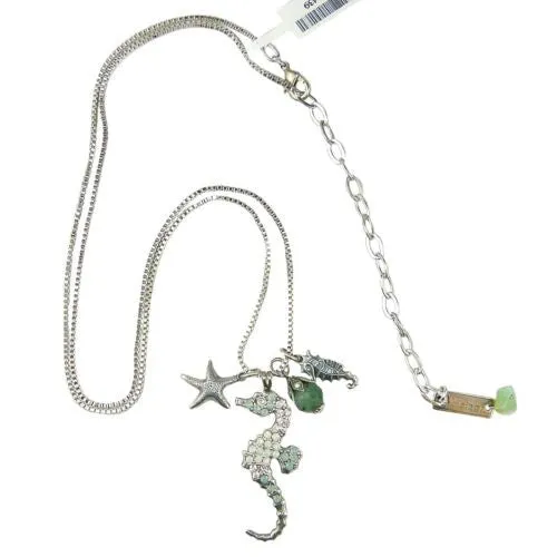 Mariana Handmade Swarovski Seahorse Pendant Crystal Necklace 5077 23439 Starfish