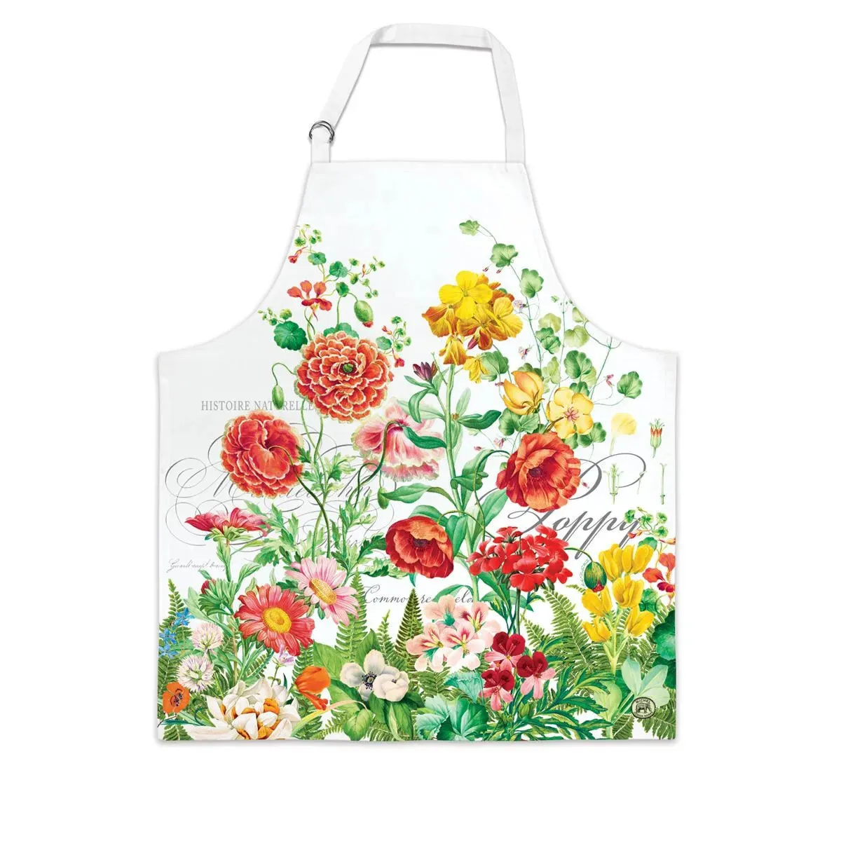 Michel Design Poppies and Posies Apron