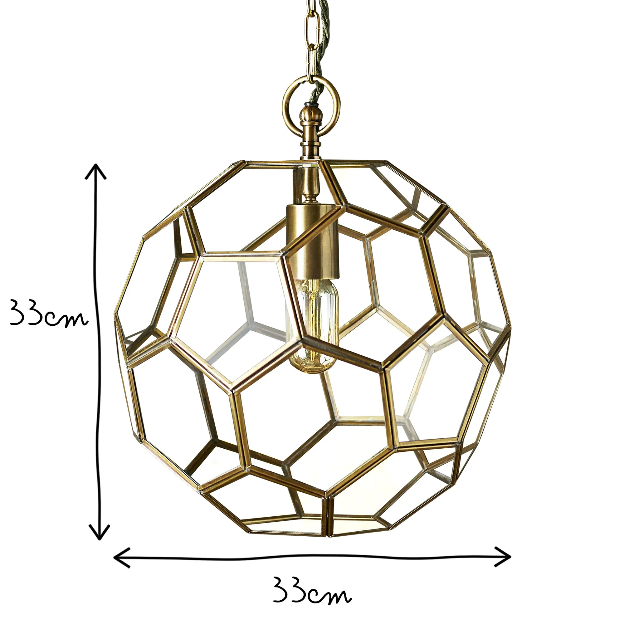 Moore lantern in glass