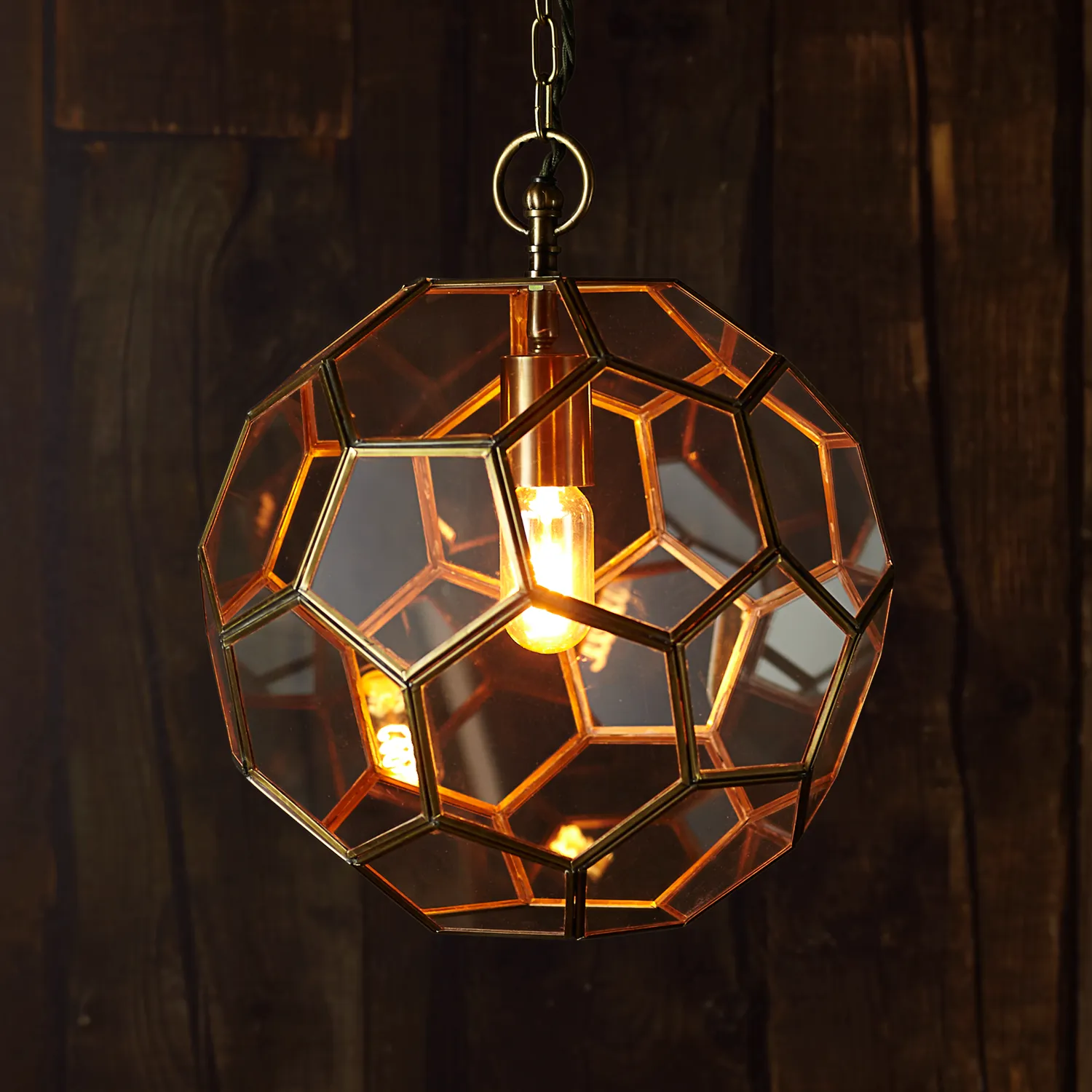 Moore lantern in glass