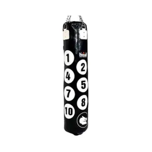 Morgan Boxing 5ft Numbered Punch Bag - Unfilled