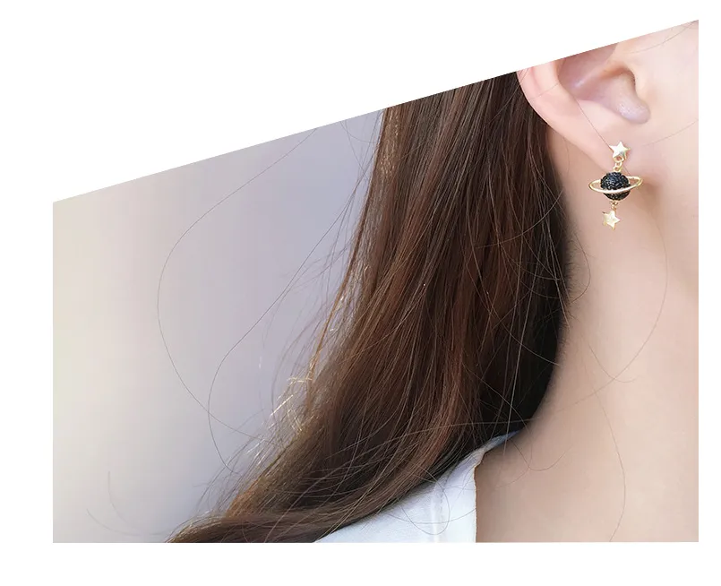 Night Sterling Silver Earrings