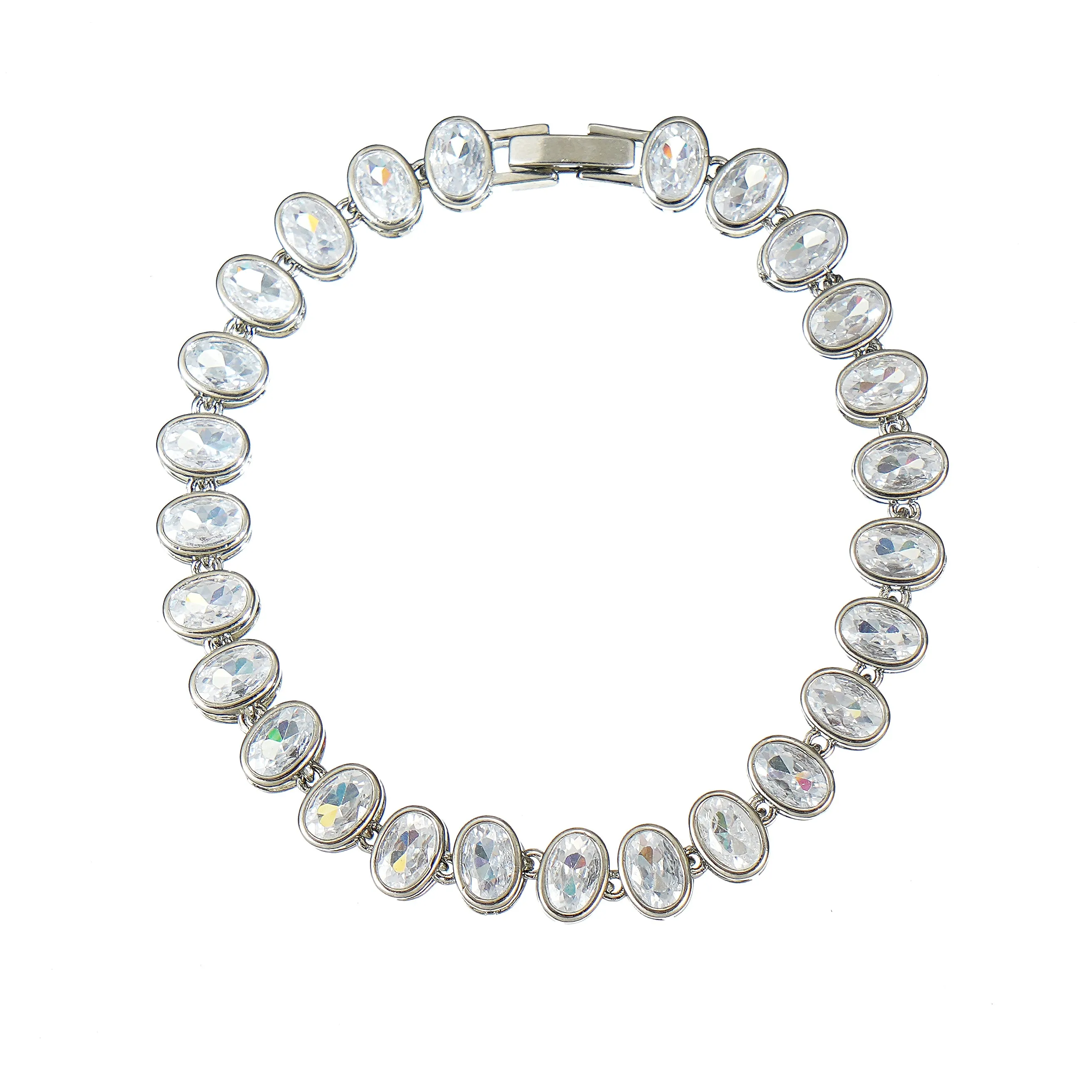 Oval Cut Tennis Bracelet