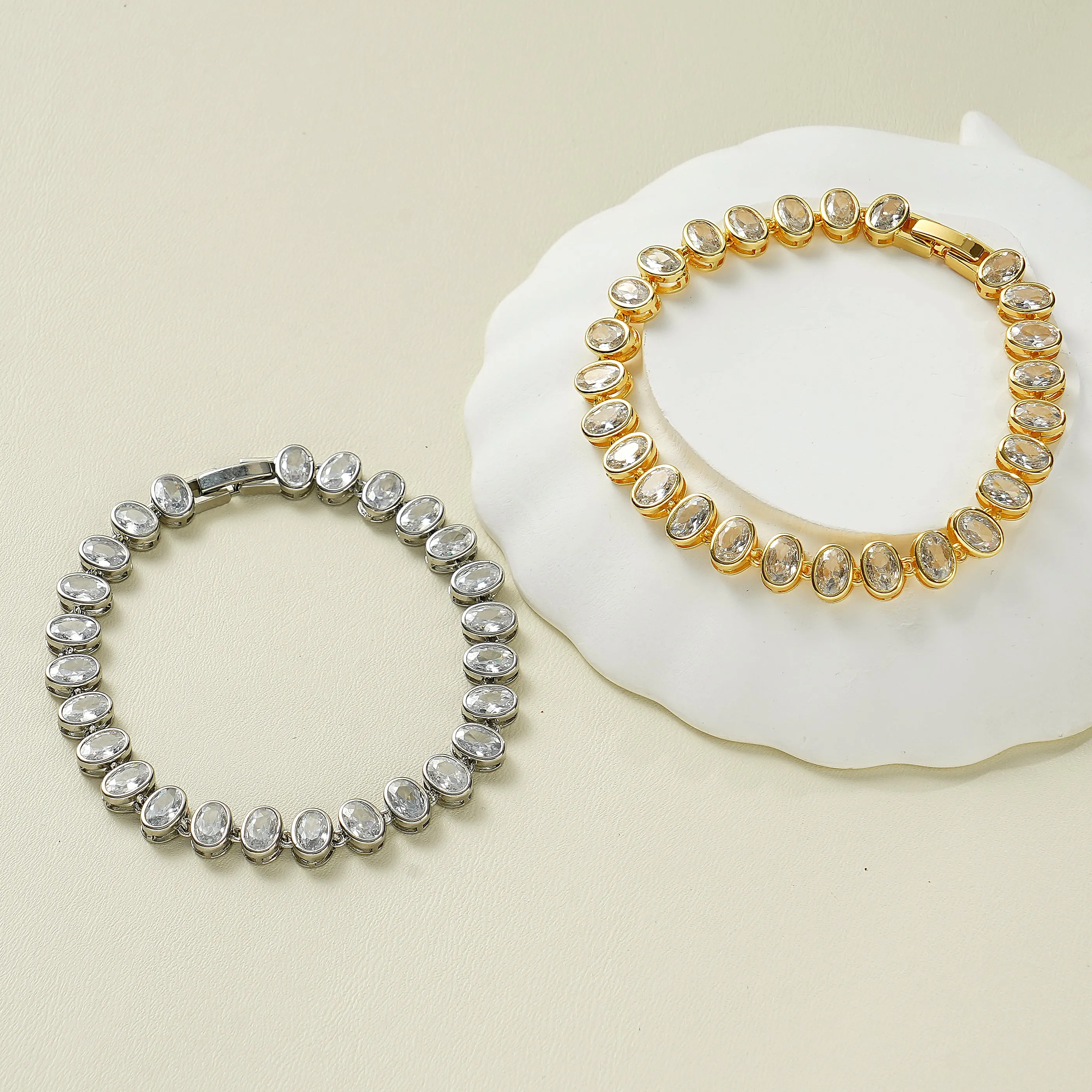 Oval Cut Tennis Bracelet