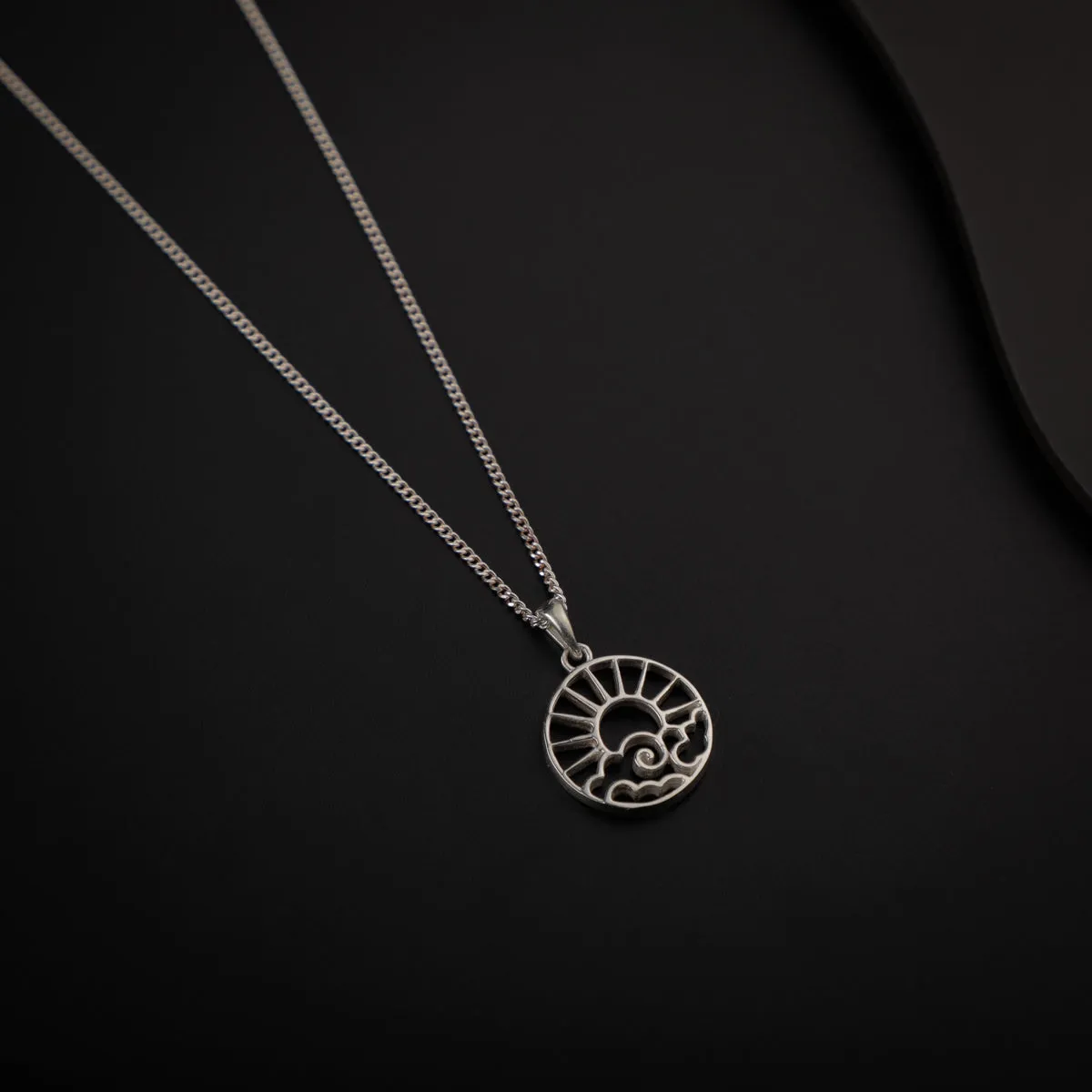 Panchtatva 5 Elements Silver Pendant: Sky (आकाश)
