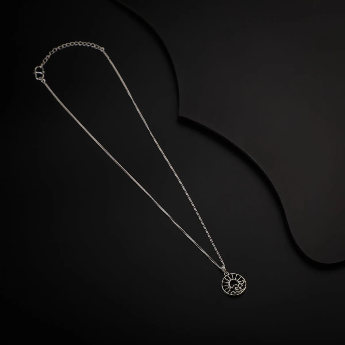 Panchtatva 5 Elements Silver Pendant: Sky (आकाश)