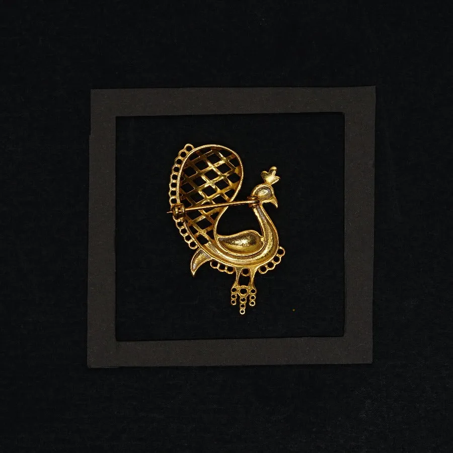 Peacock Brooch