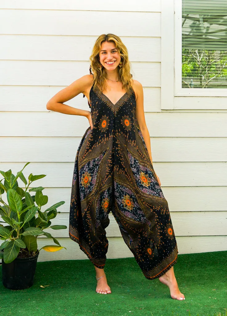Peacock Dusk Boho Jumpsuit