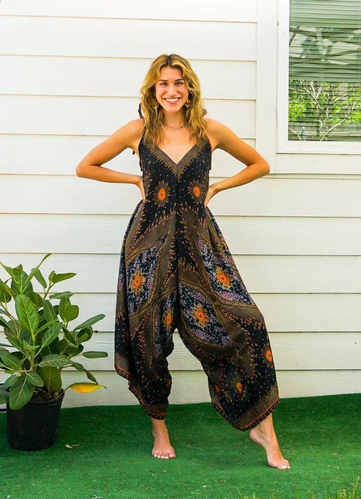 Peacock Dusk Boho Jumpsuit