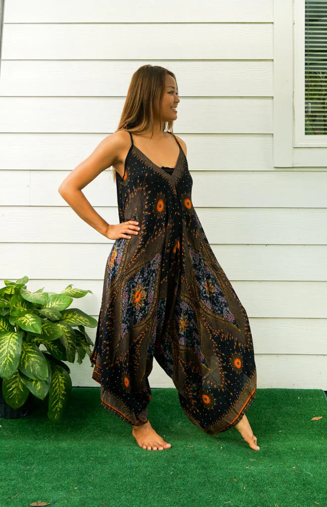 Peacock Dusk Boho Jumpsuit