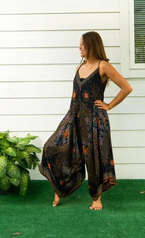 Peacock Dusk Boho Jumpsuit