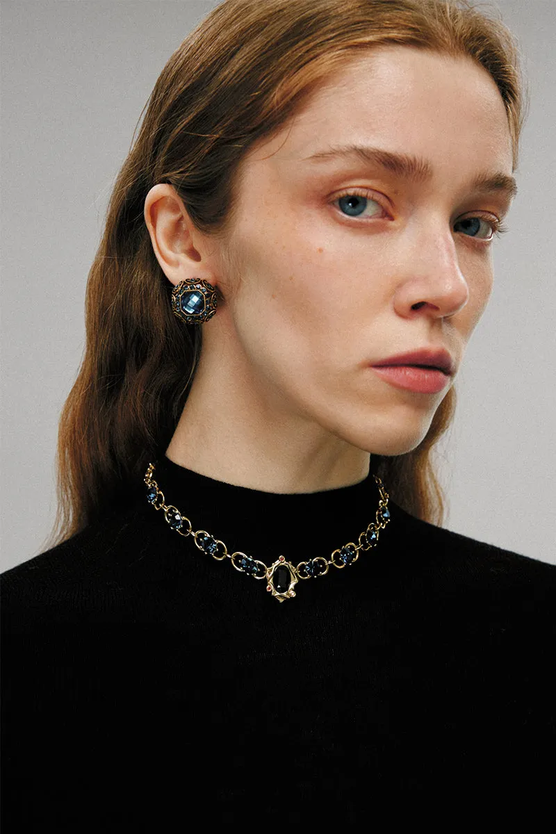 PENDANT NECKLACE WITH CZECH CRYSTAL