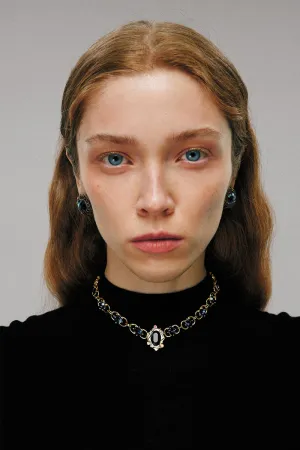 PENDANT NECKLACE WITH CZECH CRYSTAL