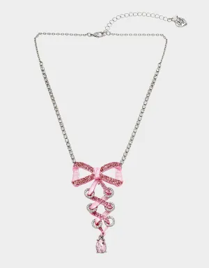 PINK BOWS BOW CORSET PENDANT PINK