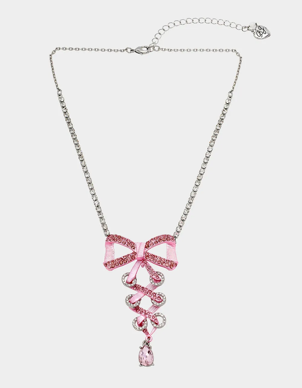 PINK BOWS BOW CORSET PENDANT PINK