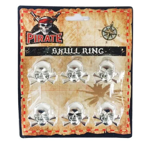 Pirate Skull Rings - Party Favors