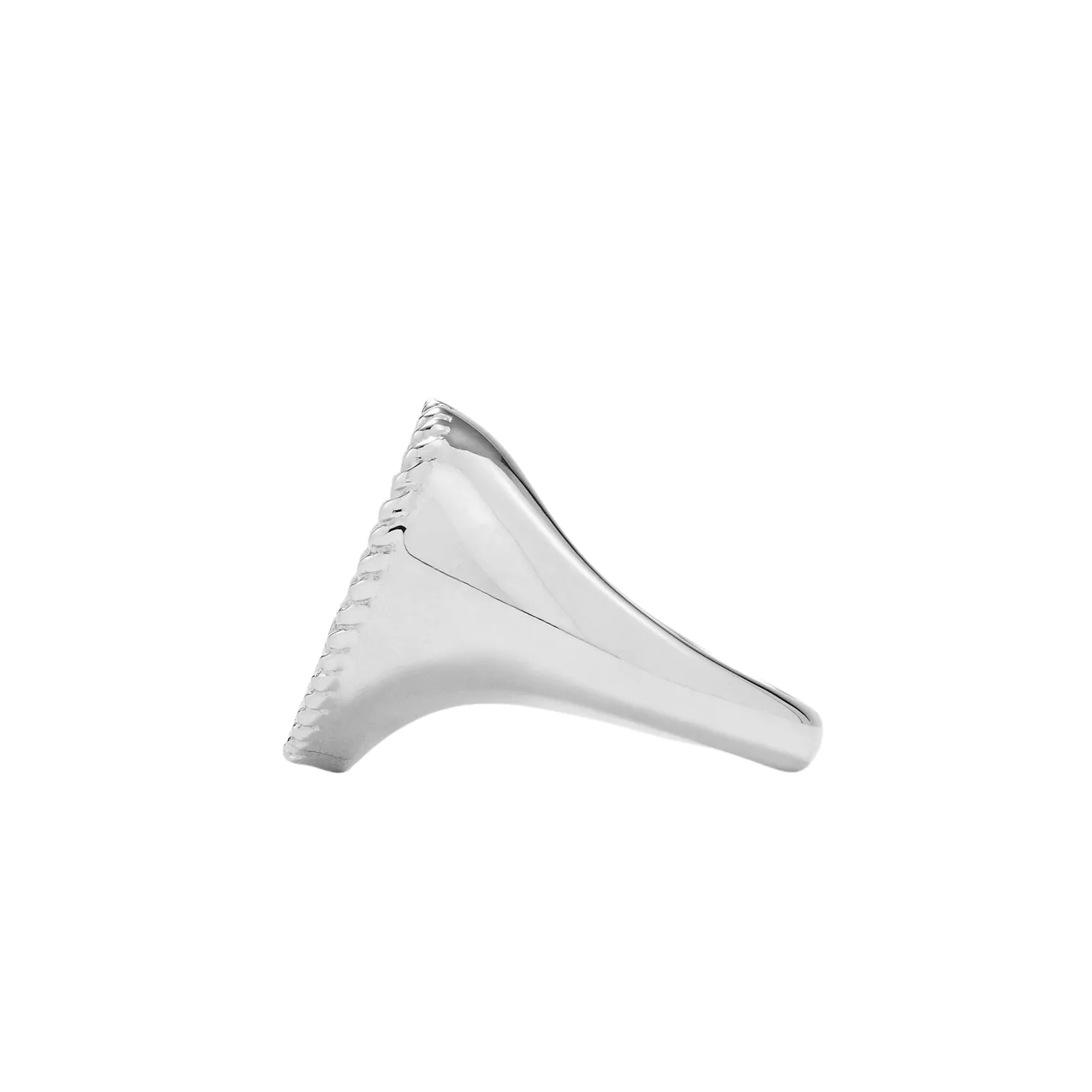 Precious Diamond Bezel Heart Signet Ring