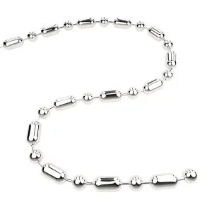 Q-Link Brand Sterling Silver Chain (Bead-Bar)