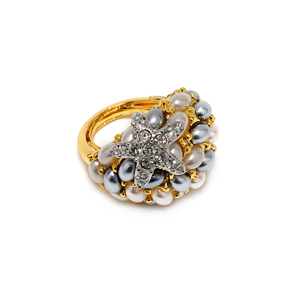 Rings Starfish and Cabochon