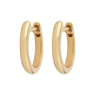 Shiny Gold Hoops