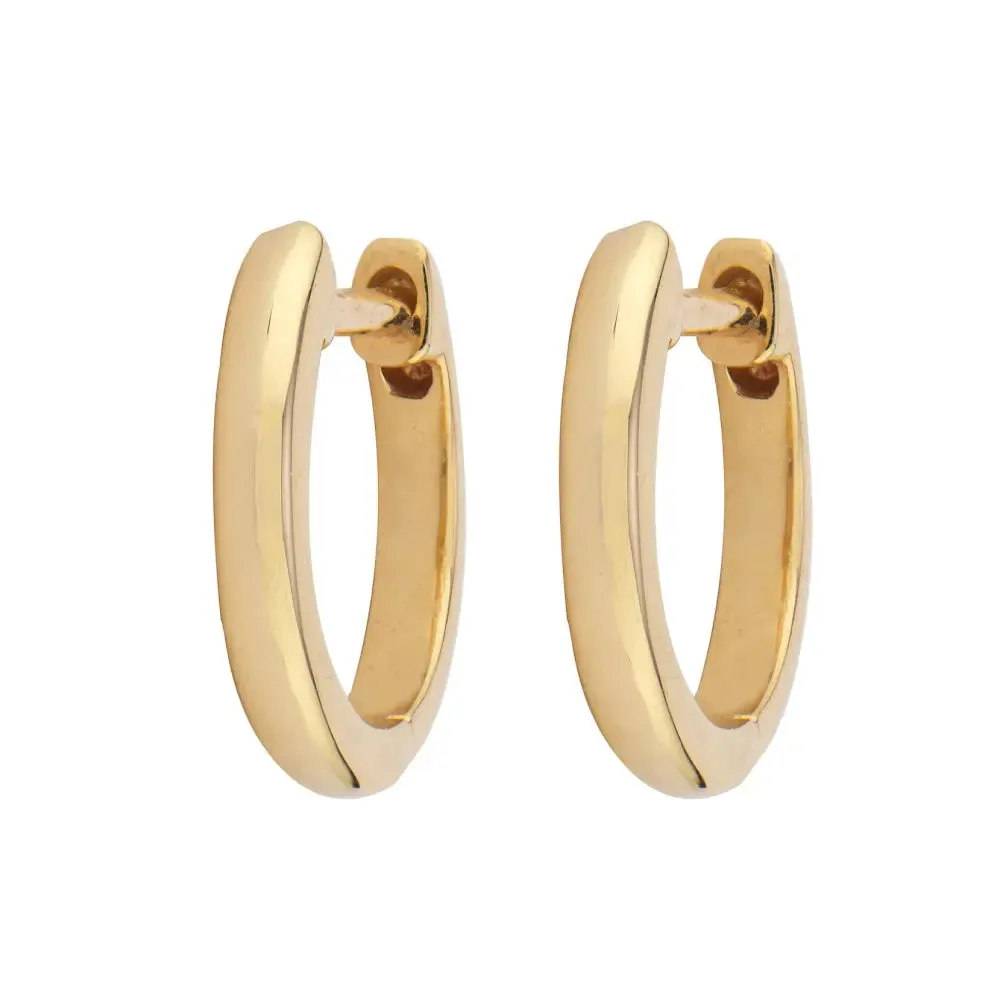 Shiny Gold Hoops