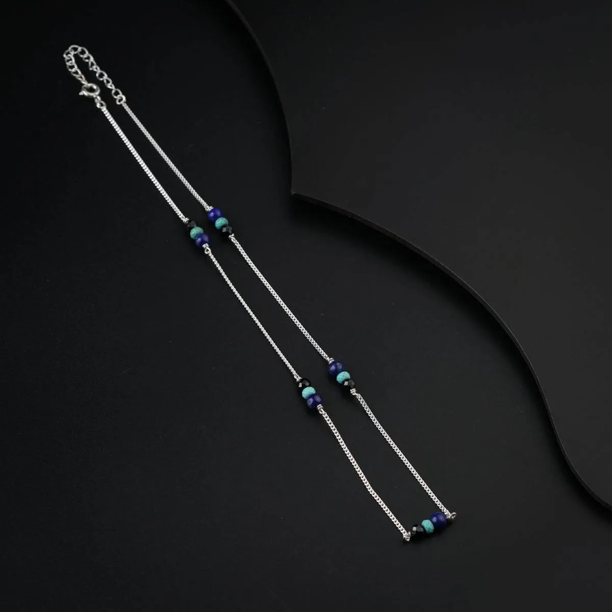 Silver Chain Necklace (Evil Eye)