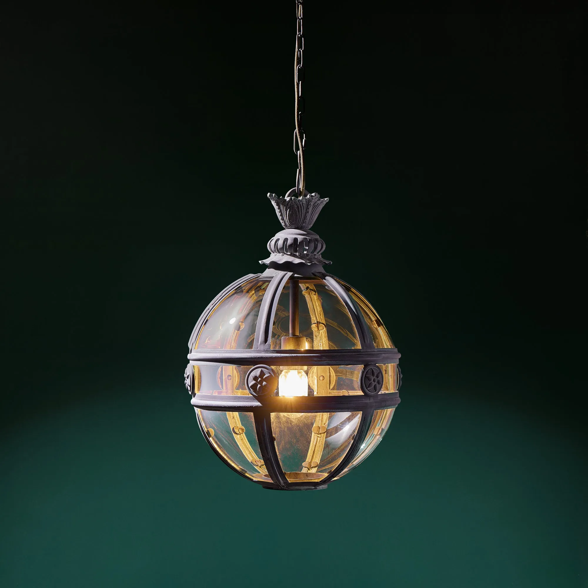 Smaller Buster in aged verdigris