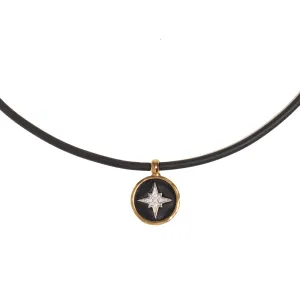 Star Crystal Silicone Necklace