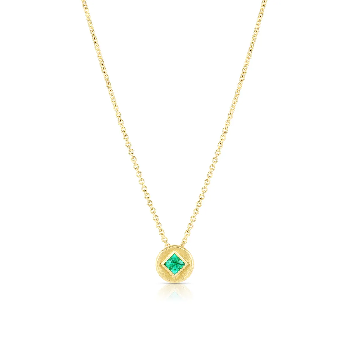 STARDUST ROUND NECKLACE - Emerald