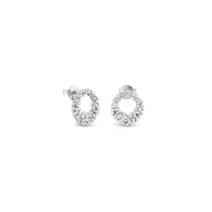 Stardust Small Silver Stud Earrings