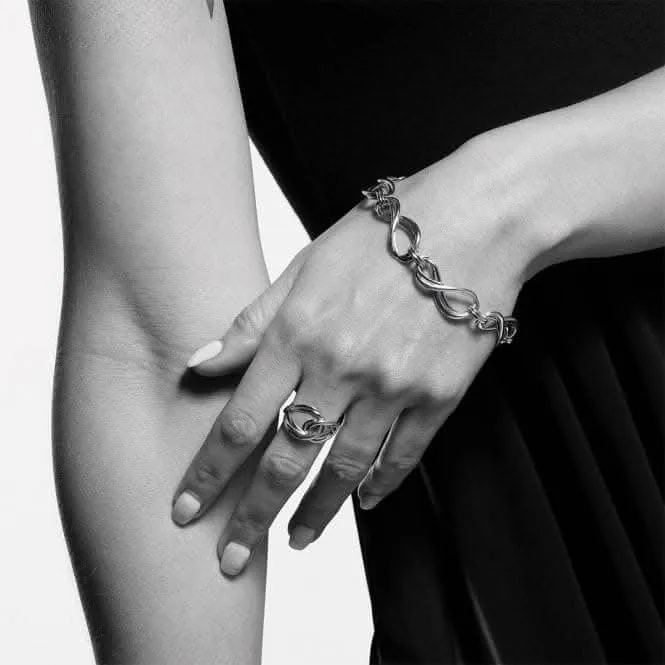 Sterling Silver Infinity Grande Link Bracelet 71164RP