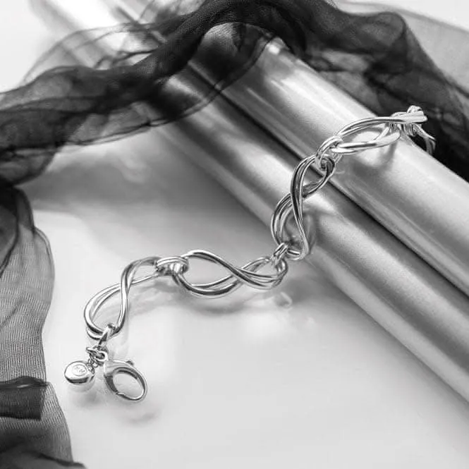 Sterling Silver Infinity Grande Link Bracelet 71164RP
