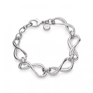 Sterling Silver Infinity Grande Link Bracelet 71164RP