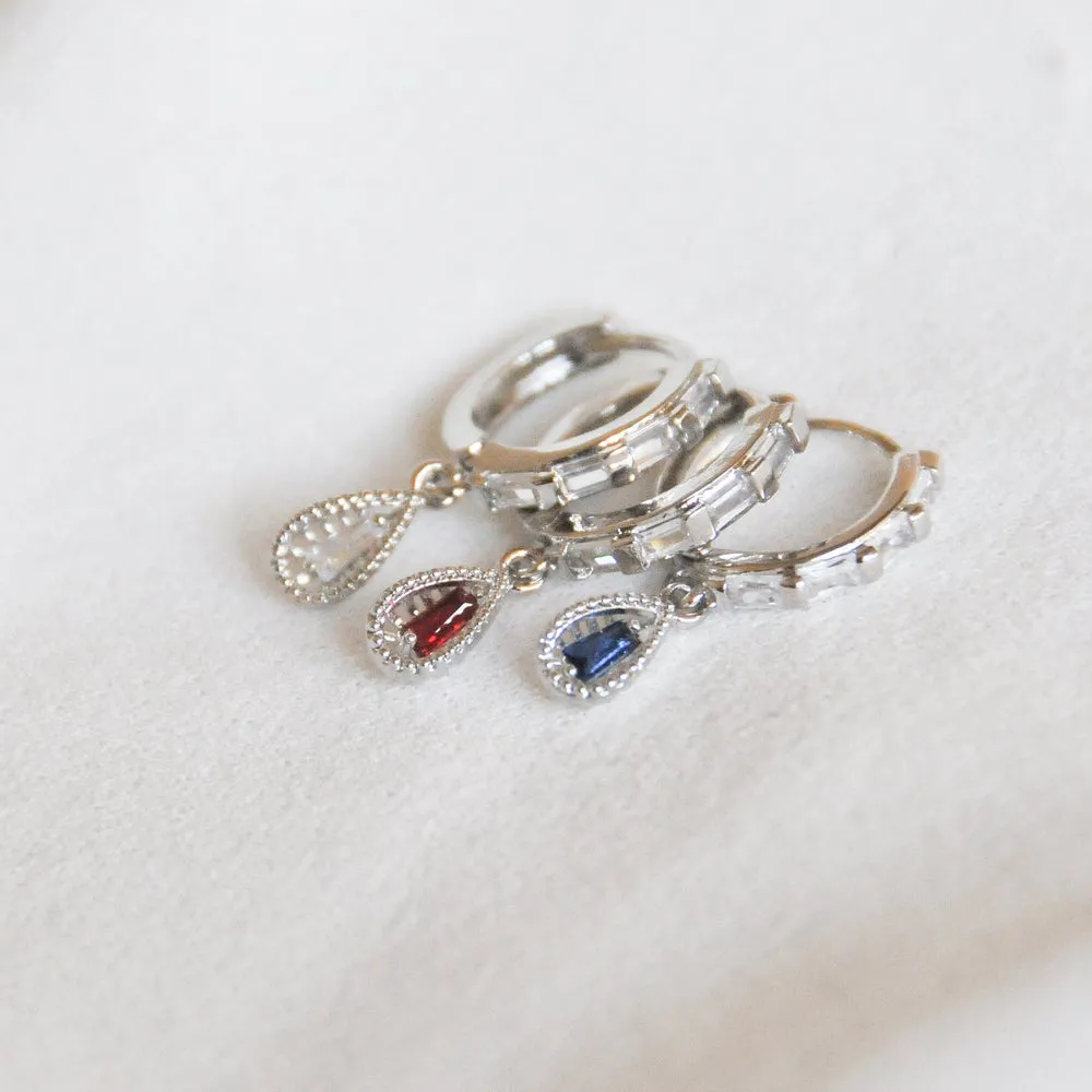 Teardrop Hoops