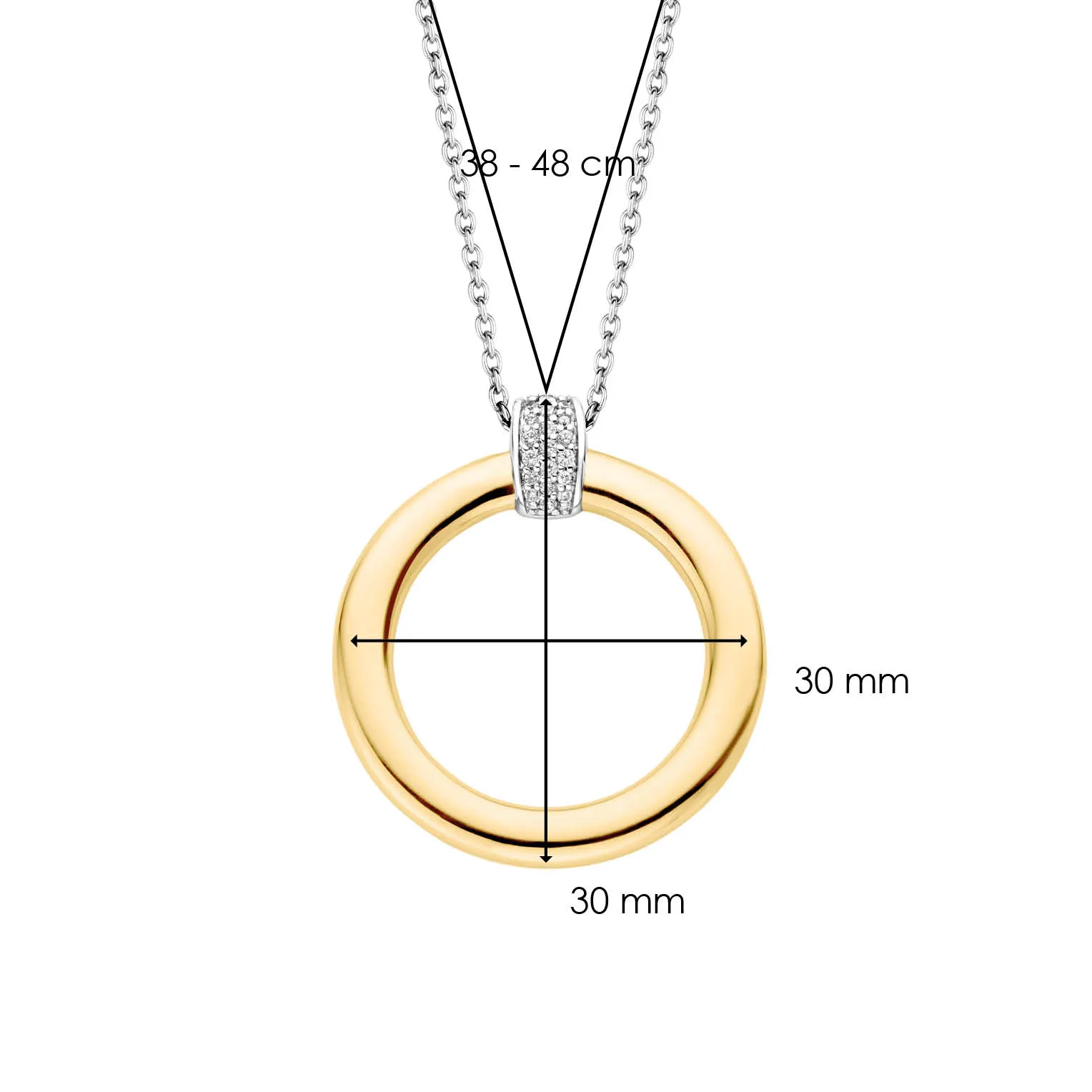 TI SENTO Necklace 3924ZY