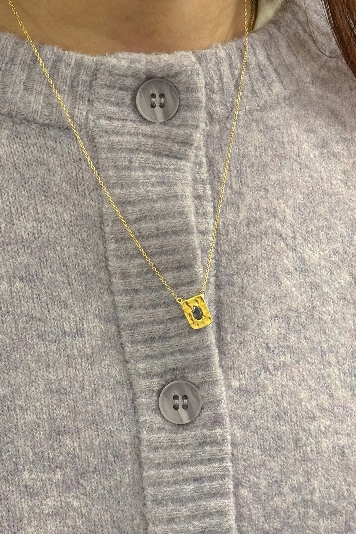 Une A Une Diju Iolite Necklace